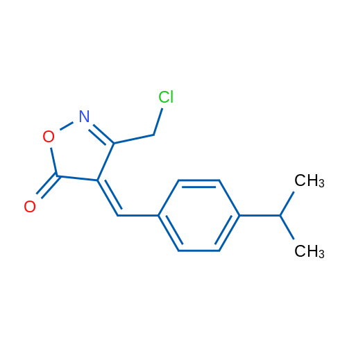 3-(Chloromethyl)-4-(4-isopropylbenzylidene)isoxazol-5(4H)-one 5g