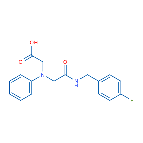 2-((2-((4-Fluorobenzyl)amino)-2-oxoethyl)(phenyl)amino)acetic acid 5g