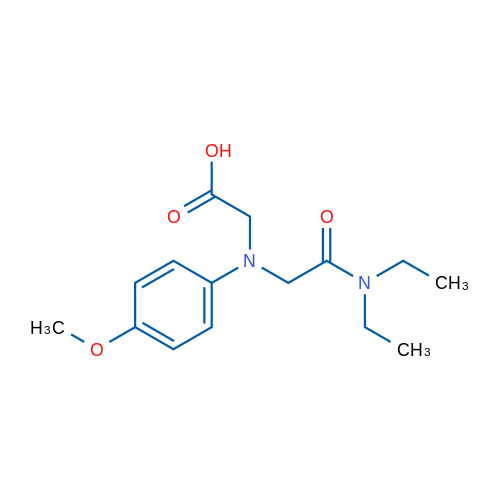 2-((2-(Diethylamino)-2-oxoethyl)(4-methoxyphenyl)amino)acetic acid 1g