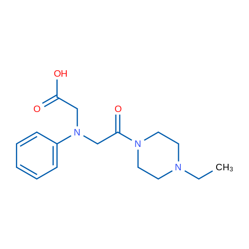 2-((2-(4-Ethylpiperazin-1-yl)-2-oxoethyl)(phenyl)amino)acetic acid 5g