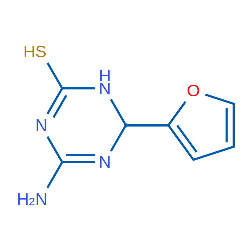 4-Amino-6-(furan-2-yl)-1,6-dihydro-1,3,5-triazine-2-thiol 5g