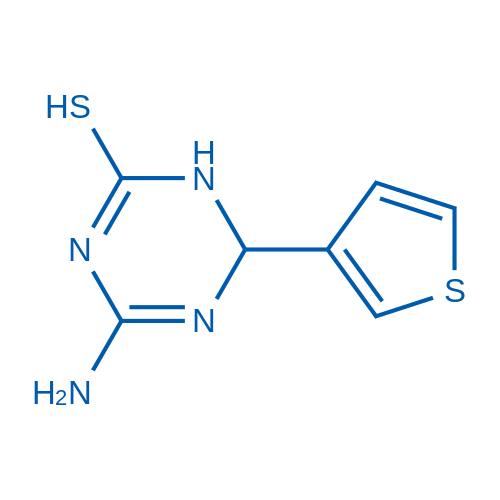 4-Amino-6-(thiophen-3-yl)-1,6-dihydro-1,3,5-triazine-2-thiol 1g