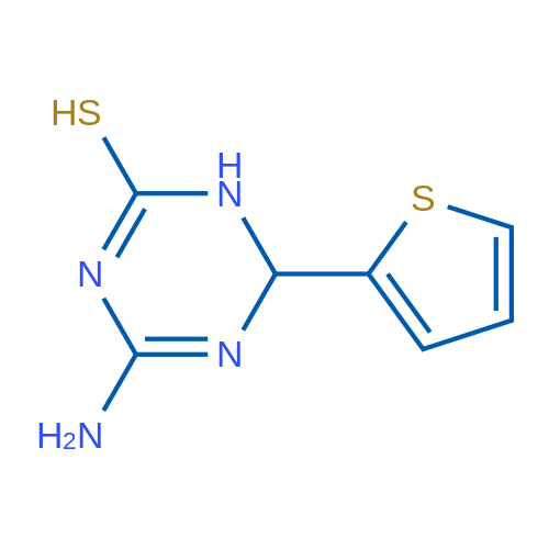 4-Amino-6-(thiophen-2-yl)-1,6-dihydro-1,3,5-triazine-2-thiol 1g