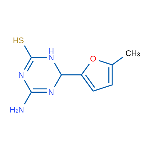 4-Amino-6-(5-methylfuran-2-yl)-1,6-dihydro-1,3,5-triazine-2-thiol 1g