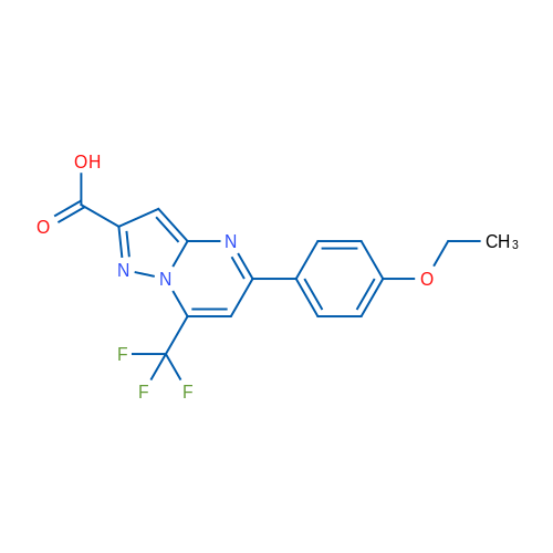 5-(4-Ethoxyphenyl)-7-(trifluoromethyl)pyrazolo[1,5-a]pyrimidine-2-carboxylic acid 1g