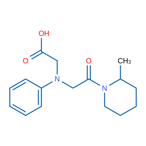 2-((2-(2-Methylpiperidin-1-yl)-2-oxoethyl)(phenyl)amino)acetic acid 1g