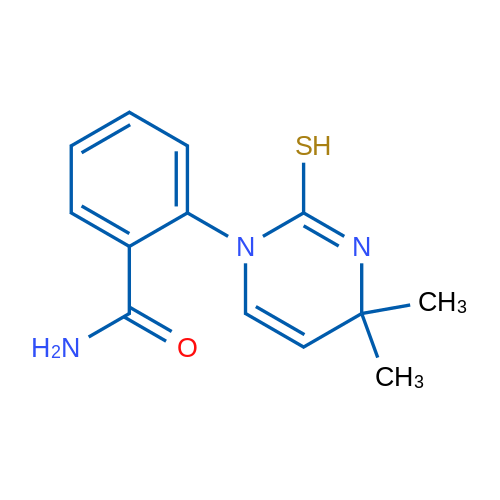 2-(2-Mercapto-4,4-dimethylpyrimidin-1(4H)-yl)benzamide 5g