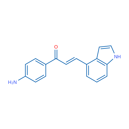 1-(4-Aminophenyl)-3-(1H-indol-4-yl)prop-2-en-1-one 1g