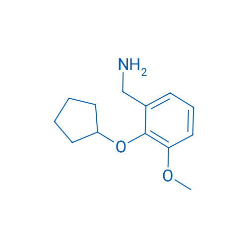 (2-(Cyclopentyloxy)-3-methoxyphenyl)methanamine 50mg