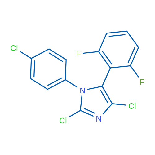 2,4-Dichloro-1-(4-chlorophenyl)-5-(2,6-difluorophenyl)-1H-imidazole 1g