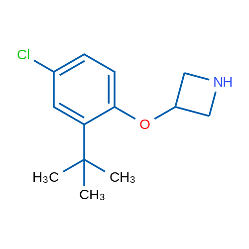 3-(2-(tert-Butyl)-4-chlorophenoxy)azetidine 1g