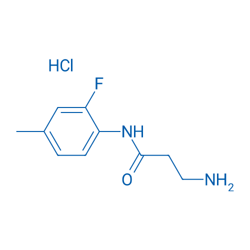 3-Amino-N-(2-fluoro-4-methylphenyl)propanamide hydrochloride 5g