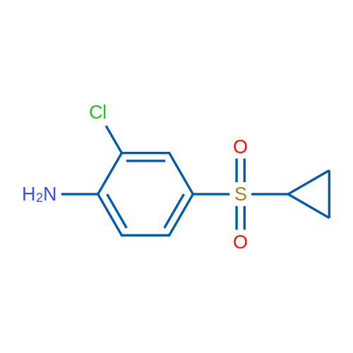 2-Chloro-4-(cyclopropylsulfonyl)aniline 1g