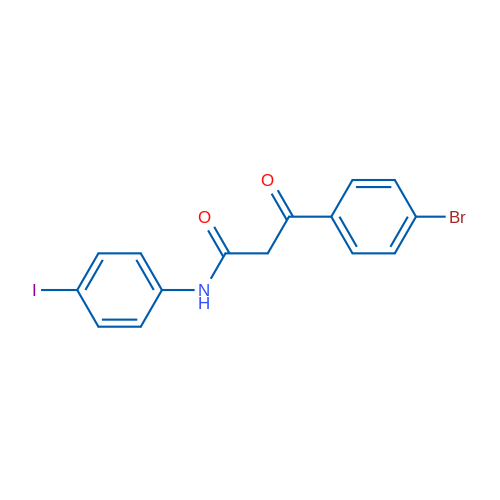 3-(4-Bromophenyl)-N-(4-iodophenyl)-3-oxopropanamide 1g