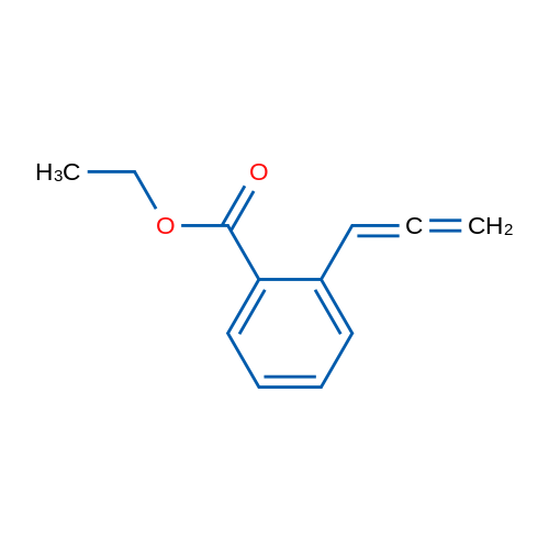 Ethyl 2-(propa-1,2-dien-1-yl)benzoate 1g