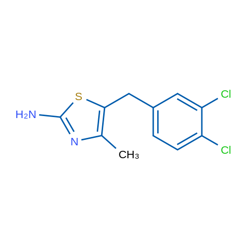 5-(3,4-Dichlorobenzyl)-4-methylthiazol-2-amine 1g