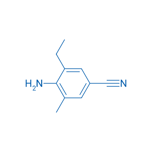 4-Amino-3-ethyl-5-methylbenzonitrile 250mg