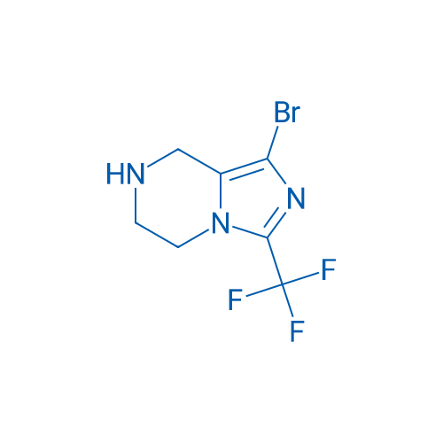 1-Bromo-3-(trifluoromethyl)-5H,6H,7H,8H-imidazo[1,5-a]pyrazine 1g