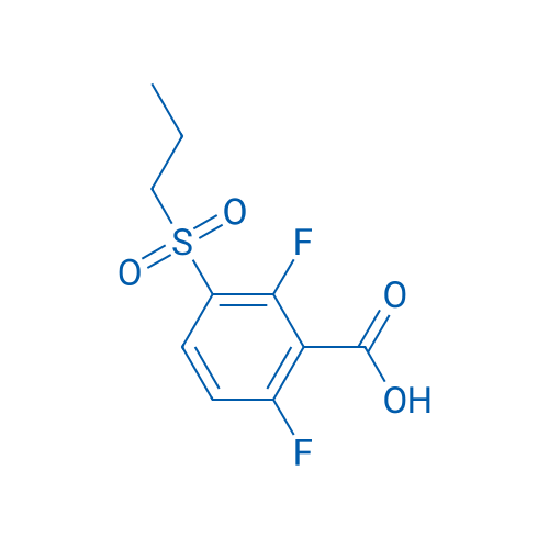 2,6-Difluoro-3-(propylsulfonyl)benzoic acid 1g