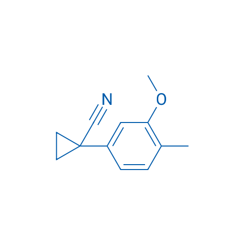 1-(3-Methoxy-4-methylphenyl)cyclopropane-1-carbonitrile 1g