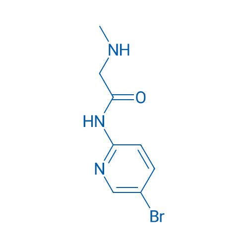 N-(5-Bromopyridin-2-yl)-2-(methylamino)acetamide 100mg