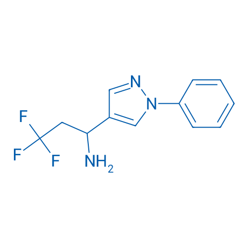 3,3,3-Trifluoro-1-(1-phenyl-1H-pyrazol-4-yl)propan-1-amine 1g