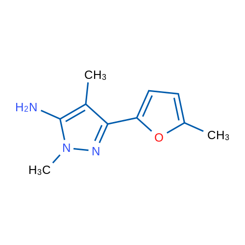 1,4-Dimethyl-3-(5-methylfuran-2-yl)-1h-pyrazol-5-amine 1g