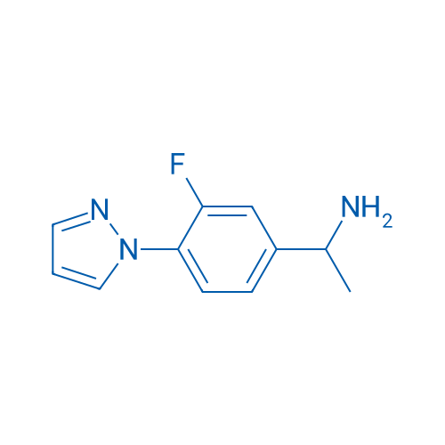1-[3-Fluoro-4-(1H-pyrazol-1-yl)phenyl]ethan-1-amine 1g