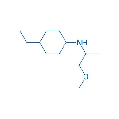 4-Ethyl-N-(1-methoxypropan-2-yl)cyclohexan-1-amine 250mg