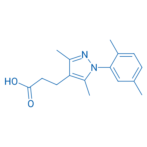 3-(1-(2,5-Dimethylphenyl)-3,5-dimethyl-1H-pyrazol-4-yl)propanoic acid 1g