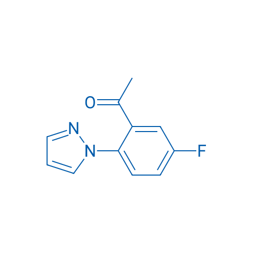 1-[5-Fluoro-2-(1h-pyrazol-1-yl)phenyl]ethan-1-one 5g
