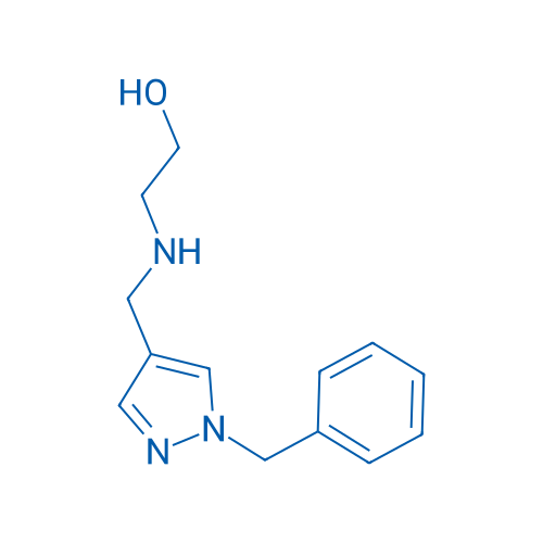 2-{[(1-benzyl-1H-pyrazol-4-yl)methyl]amino}ethan-1-ol 5g