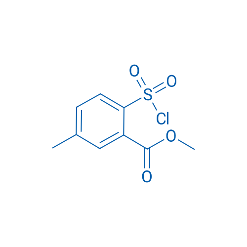 Methyl 2-(chlorosulfonyl)-5-methylbenzoate 250mg