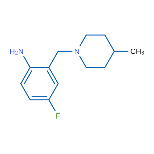 4-Fluoro-2-((4-methylpiperidin-1-yl)methyl)aniline 1g