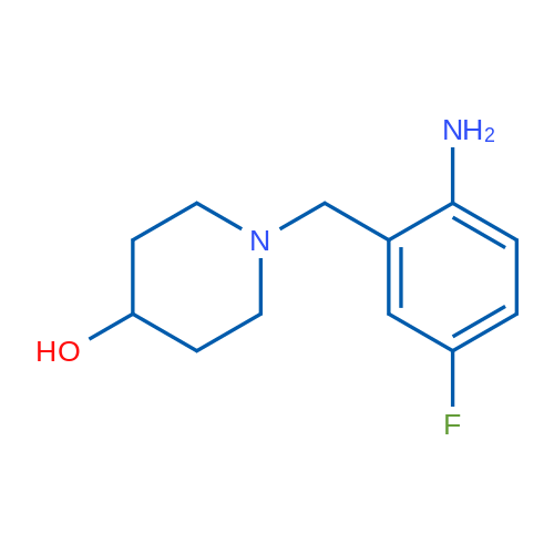 1-(2-Amino-5-fluorobenzyl)piperidin-4-ol 5g