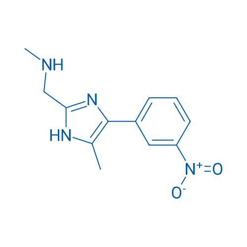 Methyl({[5-methyl-4-(3-nitrophenyl)-1H-imidazol-2-yl]methyl})amine 50mg
