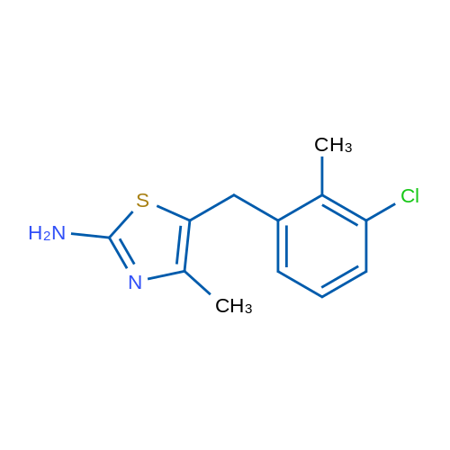 5-(3-Chloro-2-methylbenzyl)-4-methylthiazol-2-amine 1g