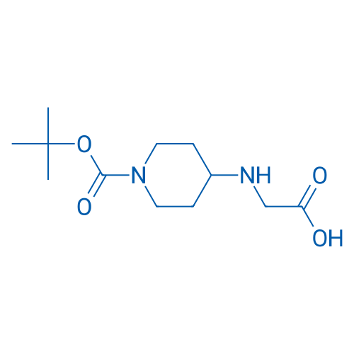 2-((1-(tert-Butoxycarbonyl)piperidin-4-yl)amino)acetic acid 1g