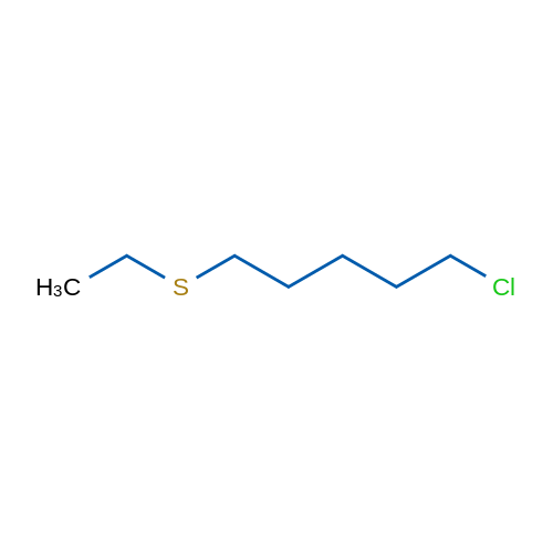 1-Chloro-5-(Ethylsulfanyl)pentane 1g
