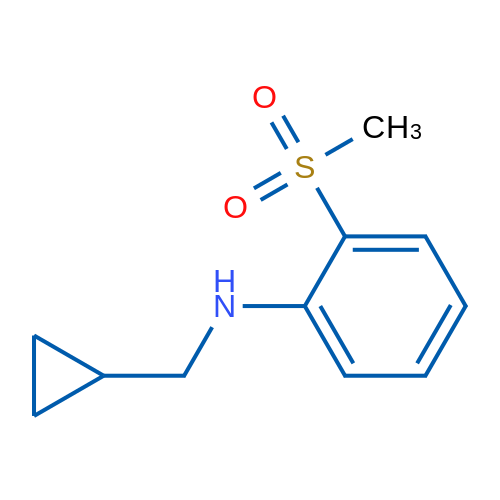 N-(Cyclopropylmethyl)-2-methanesulfonylaniline 1g