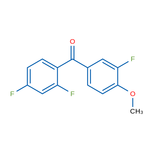 (2,4-Difluorophenyl)(3-fluoro-4-methoxyphenyl)methanone 1g