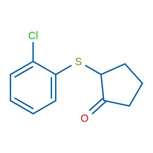 2-[(2-Chlorophenyl)sulfanyl]cyclopentan-1-one 1g