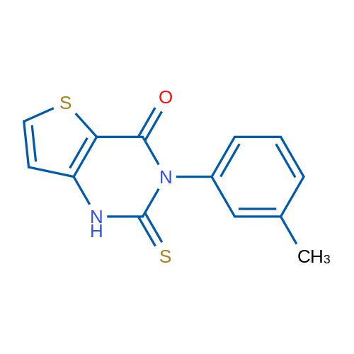 3-(3-Methylphenyl)-2-sulfanylidene-1H,2H,3H,4H-thieno[3,2-d]pyrimidin-4-one 1g