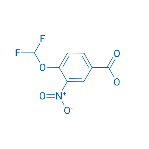 Methyl 4-(difluoromethoxy)-3-nitrobenzoate 250mg