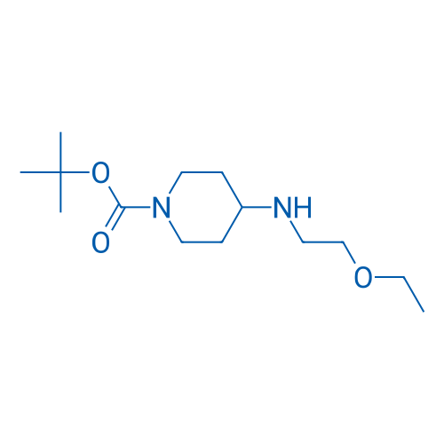 tert-Butyl 4-(2-ethoxyethylamino)piperidine-1-carboxylate 1g