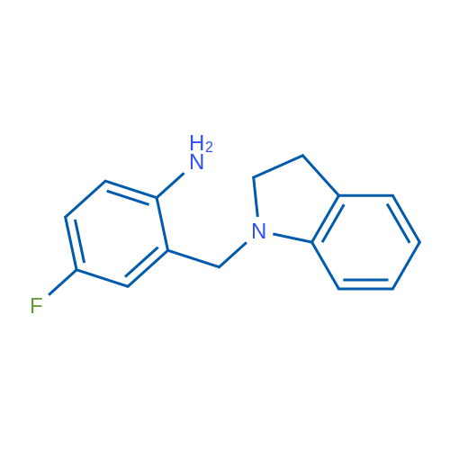 4-Fluoro-2-(indolin-1-ylmethyl)aniline 5g