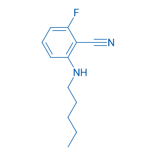 2-Fluoro-6-(pentylamino)benzonitrile 1g