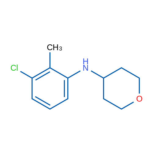 N-(3-Chloro-2-methylphenyl)oxan-4-amine 1g