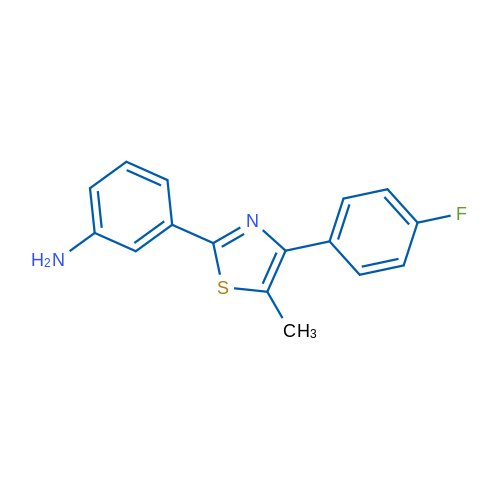 3-(4-(4-Fluorophenyl)-5-methylthiazol-2-yl)aniline 1g