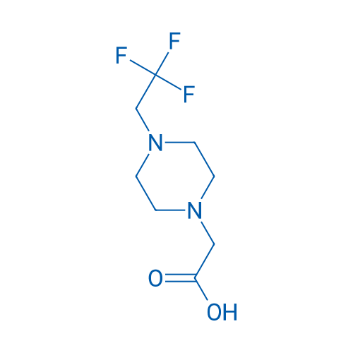2-[4-(2,2,2-Trifluoroethyl)piperazin-1-yl]acetic acid 10g